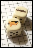 Dice : Dice - My Designs - Food Goldfish Pair - Sept 2012